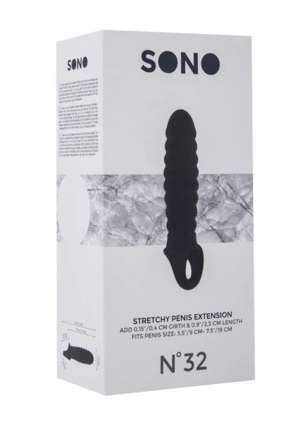 Sono No.32 - Stretchy Penis Extension - Black