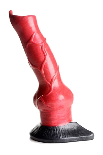 Creature Cocks Hell-Hound 7.5" Canine Penis Silicone Dildo with Knot
