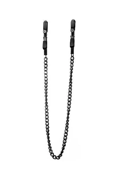 Ouch Adjustable Nipple Clamps with Chain