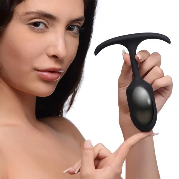 Premium Silicone Weighted Anal Plug - Medium — image 6 of 12