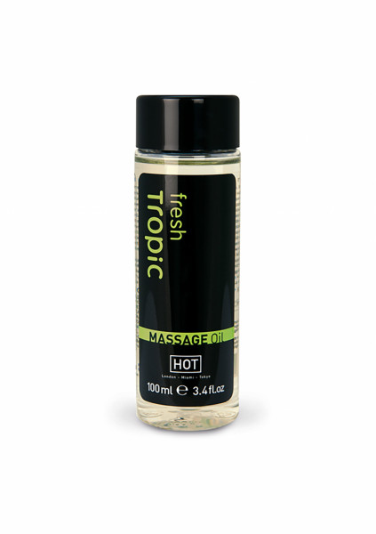 HOT Massage Oil tropic - fresh - 100 ml - Best Body Massage Oil For Couples