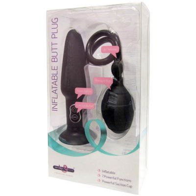 Vibrating Inflatable Butt Plug