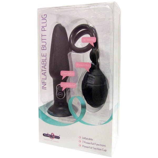 Vibrating Inflatable Butt Plug