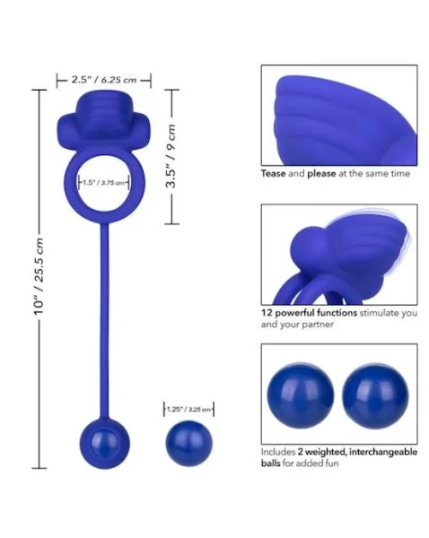 Silicone Rechargeable Dual Rockin Rim Enhancer