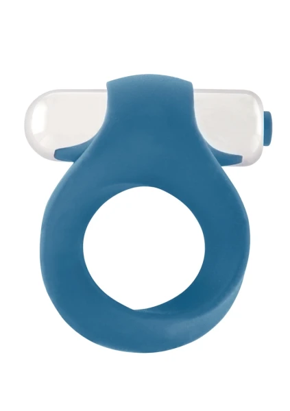 Infinity - Single Vibrating Cockring - Blue