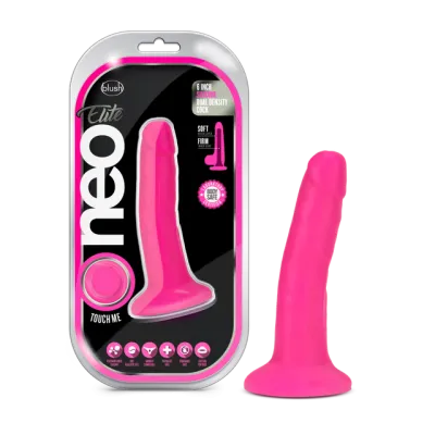 Blush Neo Elite 6 Inch Silicone Dual Density Cock