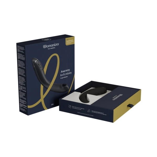Clitoral Stimulation:  Womanizer Og G-spot Pleasure Air Stimulator Dark Grey