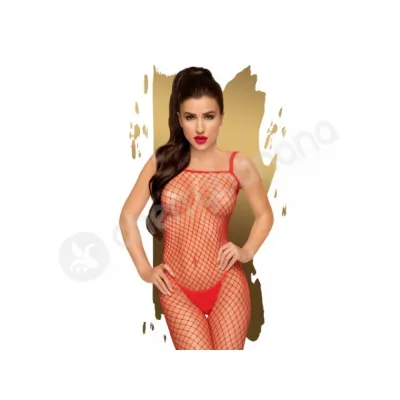 Penthouse Lingerie Red Body Search Bodystocking With Open Crotch