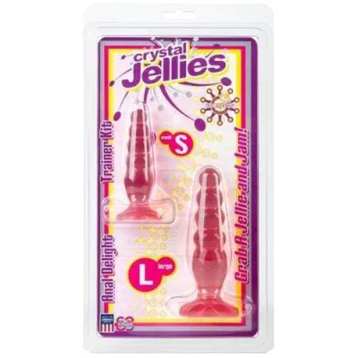 Crystal Jellies Anal Delight Trainer Kit Pink