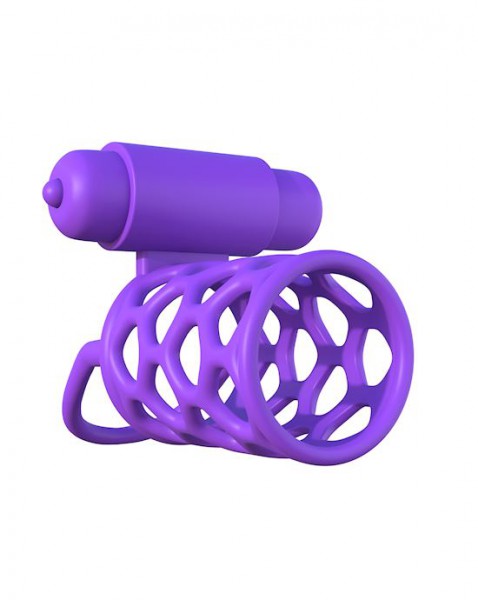 Fantasy C-Ringz Thick Dick Silicone Vibrating Cage