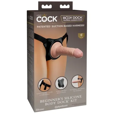 King Cock Elite Beginners Silicone Body Dock Kit