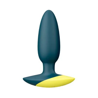 Butt Plugs ROMP Bass Rechargeable Silicone Vibrating Anal Plug Dark Green