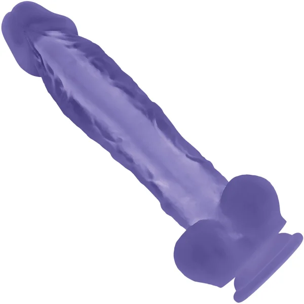 Evolved Luminous Stud Large Glow in the Dark Dildo, Dual-Density Silicone