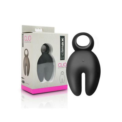 Climax Elite Clio Rechargeable 9x Dual Motor Vibe Black 4 Inch