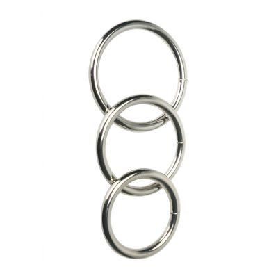 Trine Steel Cockring Collection Vibrating Penis Ring
