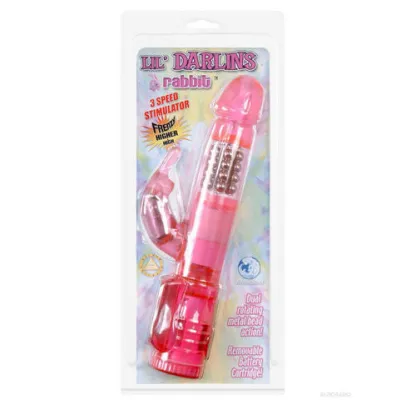 Waterproof Lil Darlins Rabbit Vibrator Pink