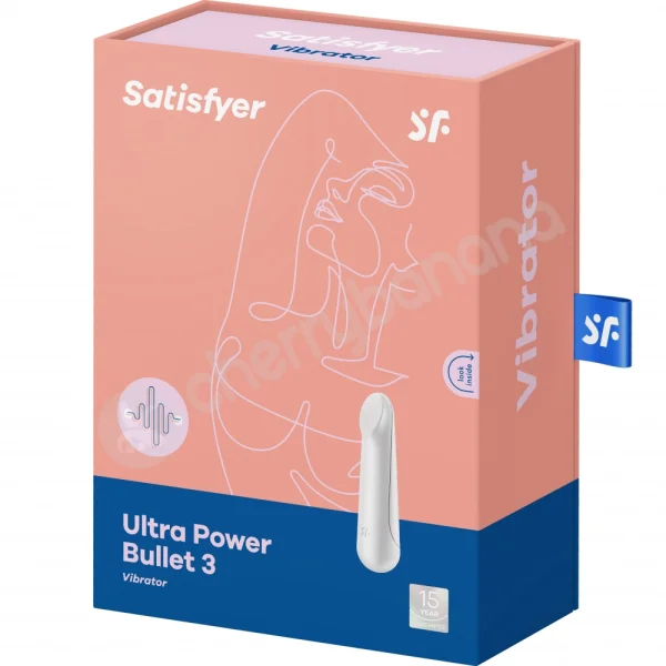 Satisfyer Ultra Power Bullet 3 White USB Rechargeable Bullet Vibrator
