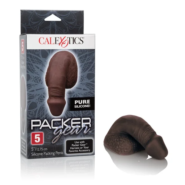 Packer Gear 5" Silicone Packing Penis - Black — image 10 of 12
