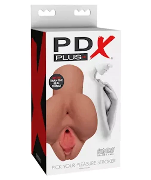 PDX Plus Pick Your Pleasure Stroker - Tan — image 12 of 14