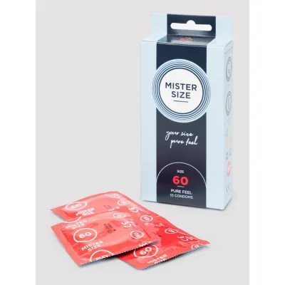 Mister Size Extra Thin 60mm Condoms 10 Pack