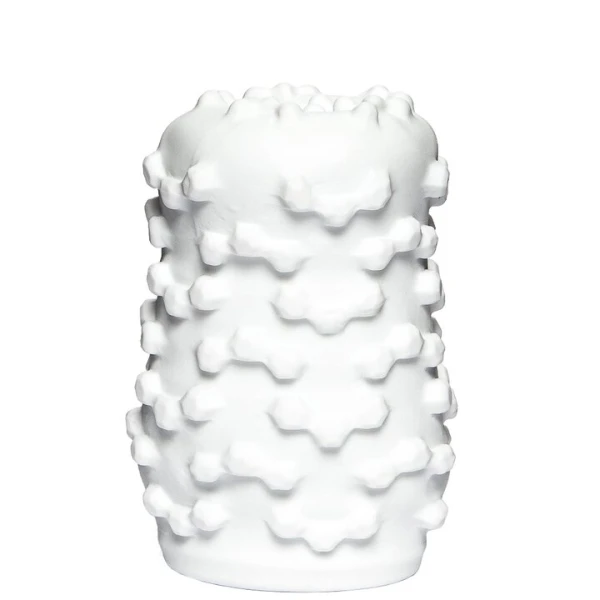 Bondara Groovy Grip White Neutral Masturbator – 4.25 Inch — image 4 of 5