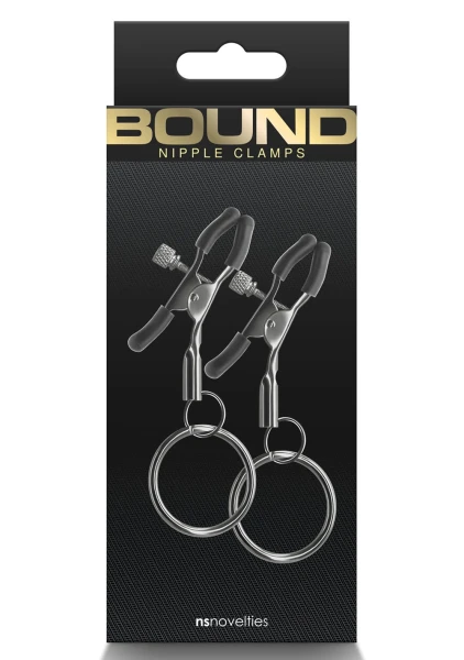 Bound Adjustable C2 Nipple Clamps By NS Novelties - Gunmetal