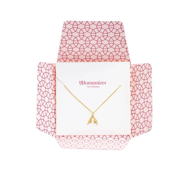 Womanizer 18k Gold Plated Clitoris Necklace