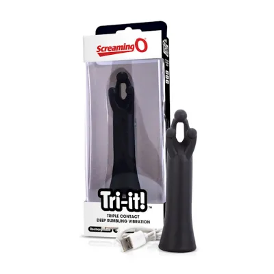 Charged Tri it Vibrator Black