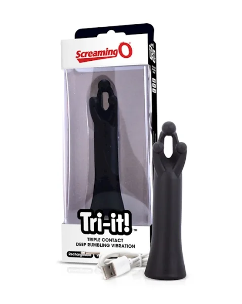 Charged Tri-it Vibrator - Black