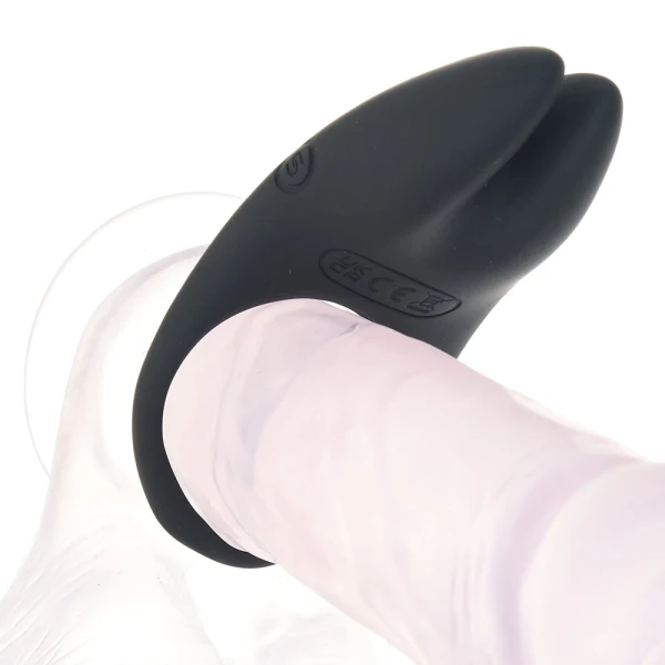 SVAKOM Winni 2 App Enabled Silicone Rechargeable Vibrating Cock Ring With Remote - Black