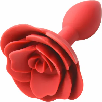 Master Series Booty Bloom Silicone Rose Butt Plug Small