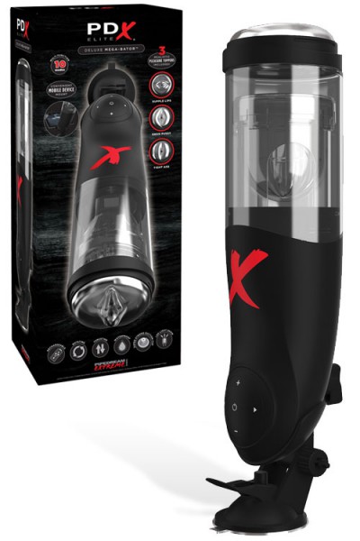 Pipedream Rotating & Thrusting Masturbator With Smartphone Holder