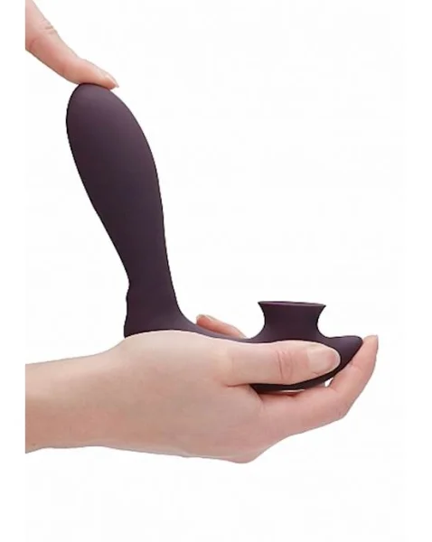 Irresistable Deisrable Suction Vibrator - Purple -  5 Inch