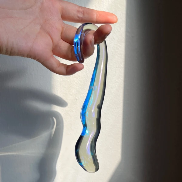 Unbound Stellar Glass G-Spot & P-Spot Dildo