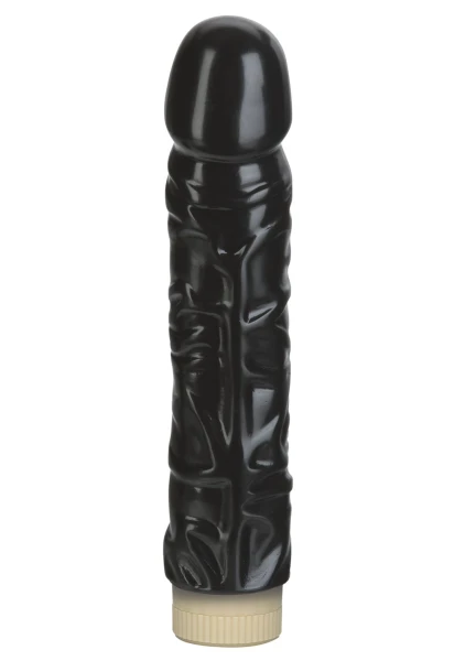 Quivering 8 inch Cock Vibe - Black