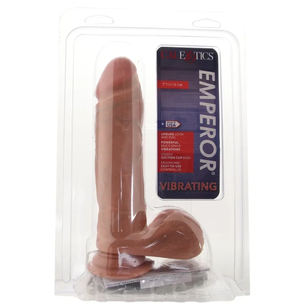 Emperor 7 Inch Life Like Vibrator Ivory