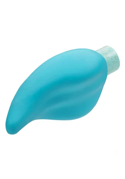 Gaia Eco Caress Rechargeable Waterproof Plant Based Clitoral Vibrator By Blush - Aqua
