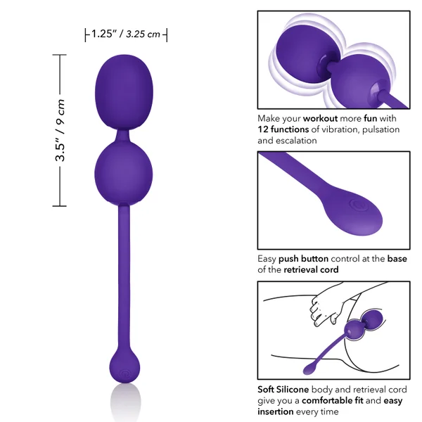 Rechargeable Dual Kegel - Purple — image 21 of 22