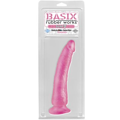 Basix Slim Dong 7in Pink