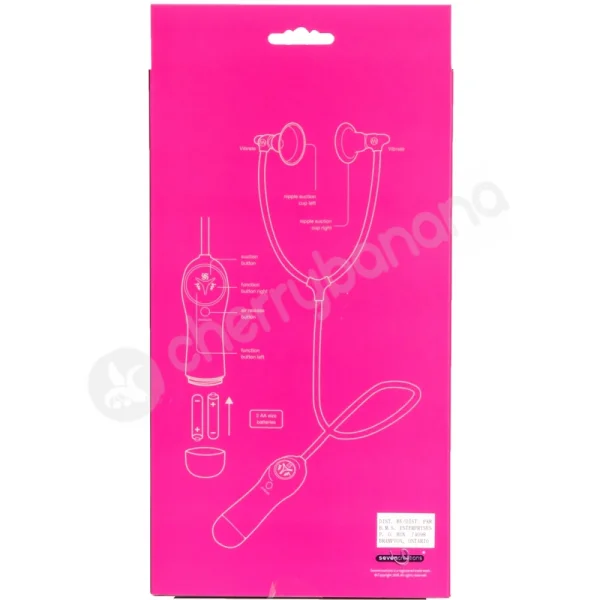 V-Twin Auto Nipple Suckers with Vibration