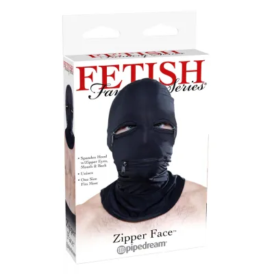 Fetish Tentation Zipper Face Hood