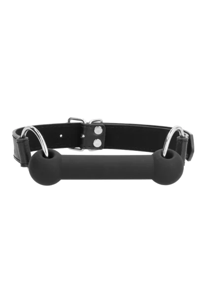Ouch! Silicone Bit Gag with Adjustable Bonded Leather Straps