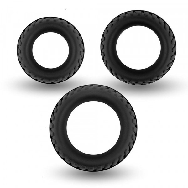 Velv'Or Rooster Floki Silicone Cock Rings (3 Sizes)