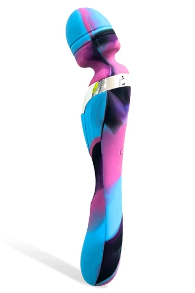 Colourful Camo Beja - 8.2" Vibrating Massage Wand