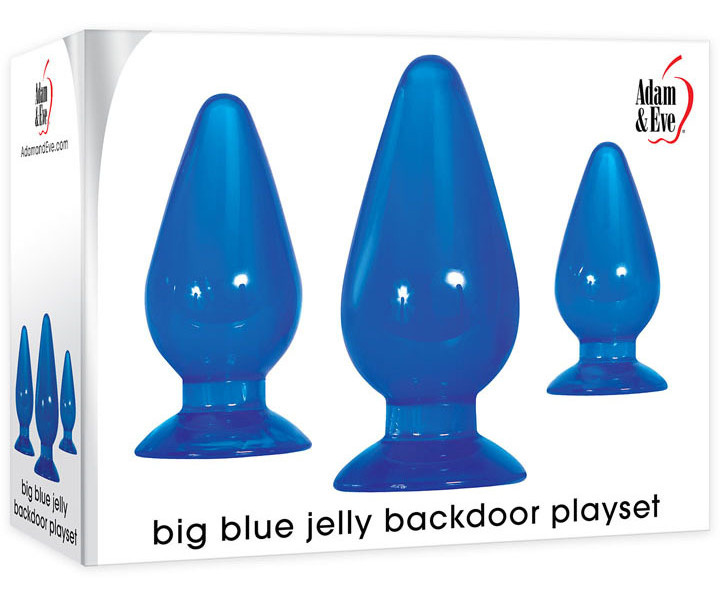 Big Blue Jelly Anal Training Kit