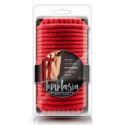 Blush Temptasia Red Bondage Rope 32 Feet