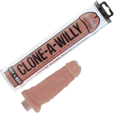 Clone A Willy Make Your Own Vibrating Silicone Dildo Medium Skin Tone