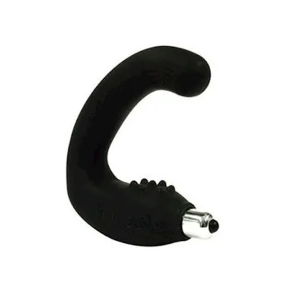 Rude Boy P spot Vibrator Black 5 Inch
