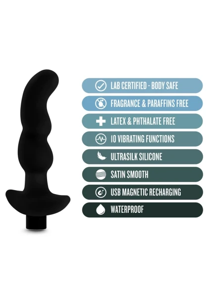 Anal Adventures Platinum - Silicone Vibrating Prostate Massager 03 — image 14 of 15