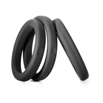 Xact Fit Cockring Kit 3 Medium to Large Black
